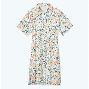 NWT Summersalt The Do-It-All Shirt Dress in Wildflower Fields Size Small